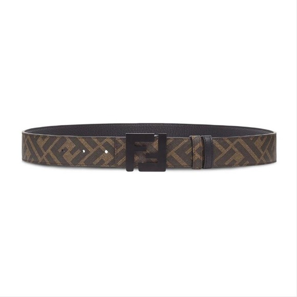 FENDI FF logo motif reversible belt size 90